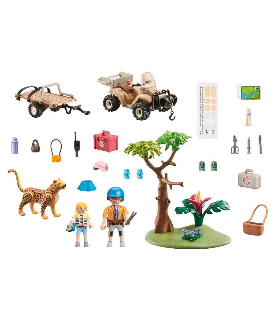 Playmobil wiltopia quad rescate de animales