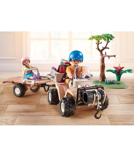 Playmobil wiltopia quad rescate de animales