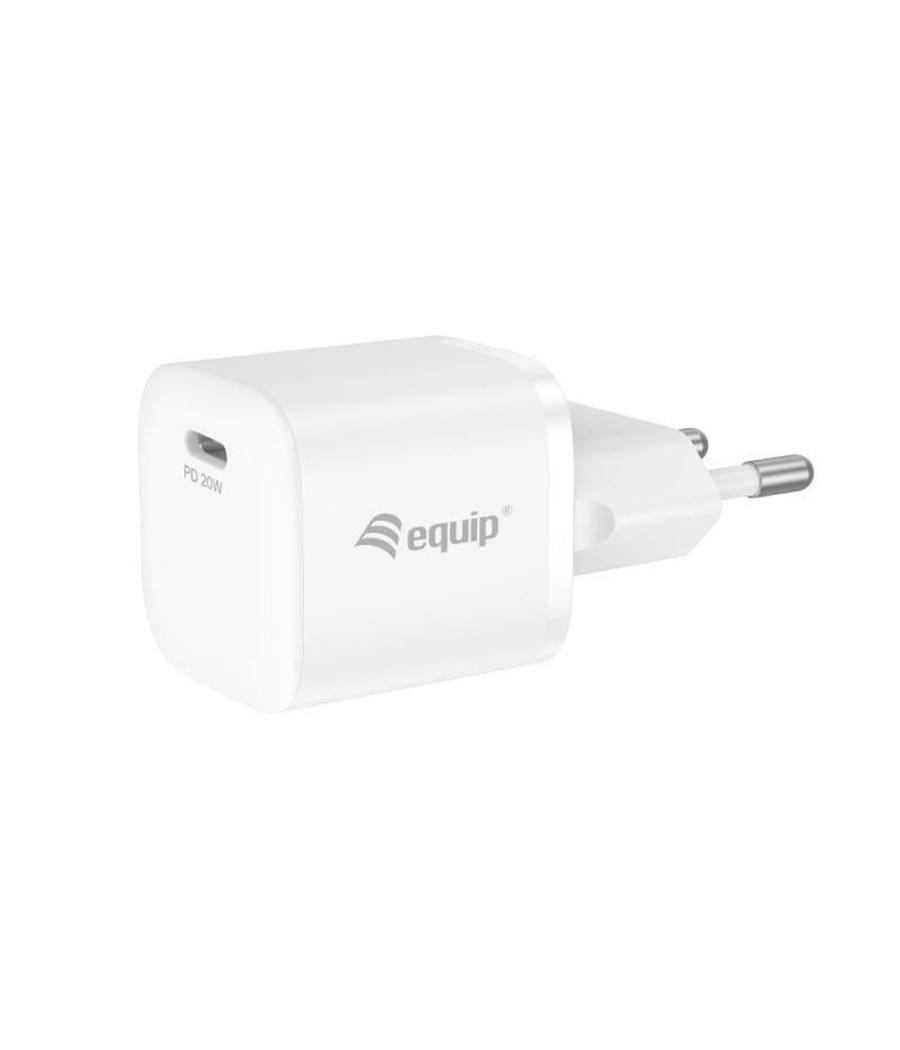 Pack 25 unidades cargador de pared equip 245530 pd 1 x usb tipo c - 20w - carga rapida