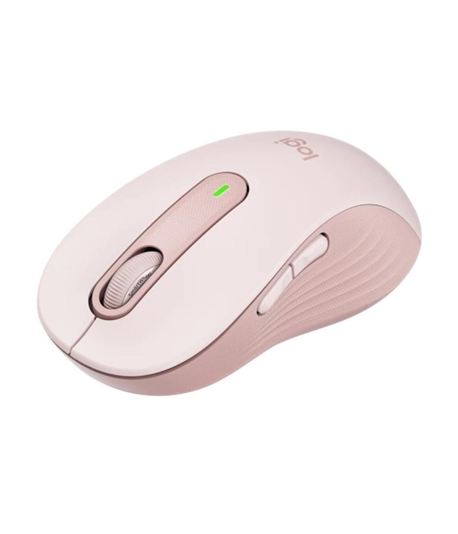 Mouse raton logitech m650 grande optico wireless inalambrico rosa