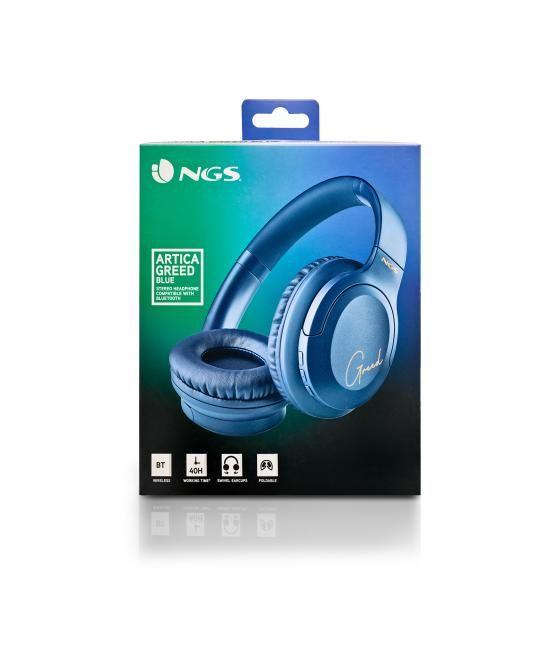 Auriculares inalambricos ngs artica greed azul