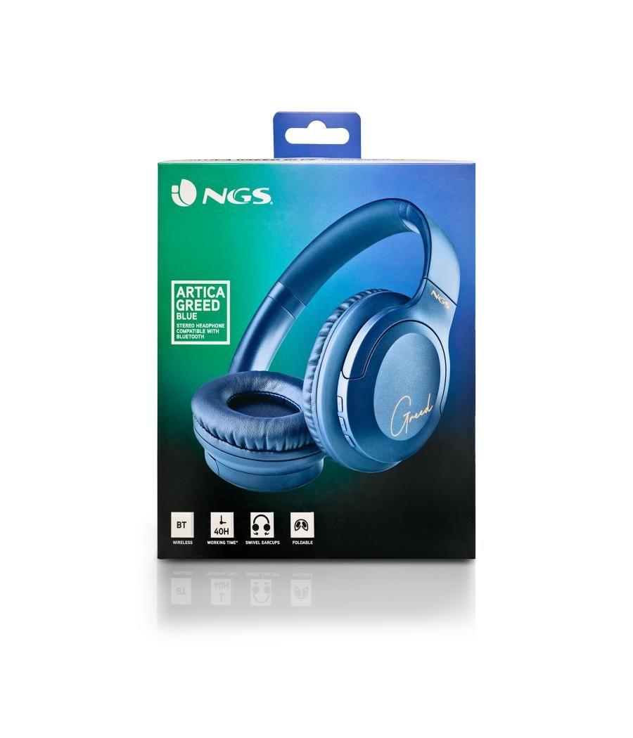 Auriculares inalambricos ngs artica greed azul