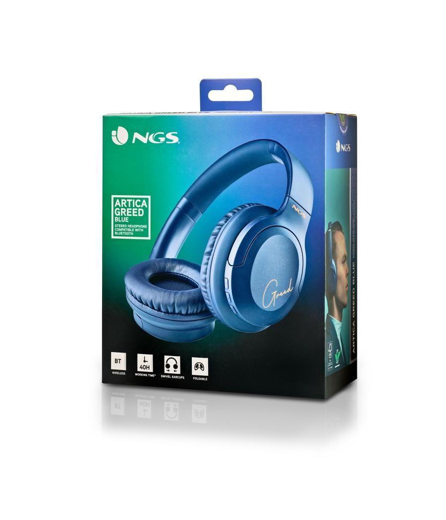 Auriculares inalambricos ngs artica greed azul