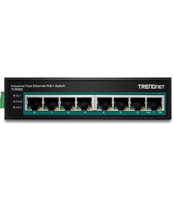 Switch trendnet ti-pe80 8 puertos/ rj-45 gigabit 10/100 poe