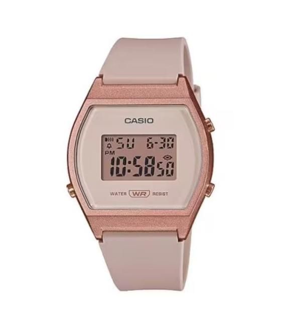 Reloj digital casio collection women lw-204-4aef/ 39mm/ rosa