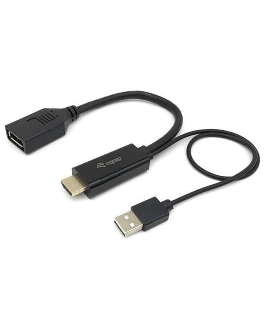 Adaptador hdmi macho a display port hembra equip