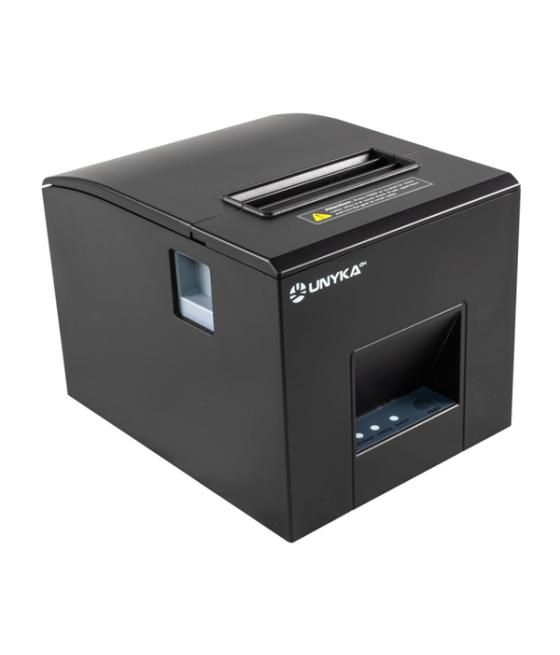 Tpv impresora termica unykach pos uk56007 80mm conexion lan , usb y serie rj11 / rj12 color negro