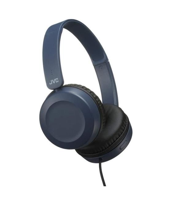 Headset jvc ha-s31m-a-e con cable jack 3.5mm microfono integrado color azul