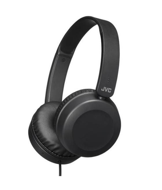 Headset jvc ha-s31m-a-e con cable jack 3.5mm microfono integrado color negro