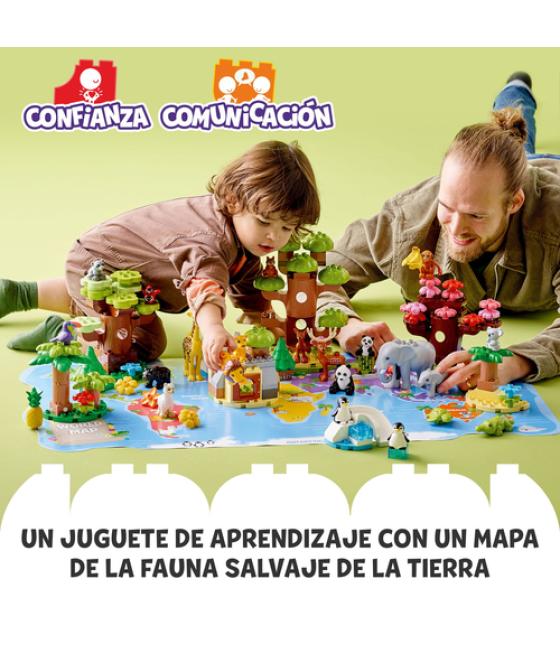 LEGO DUPLO 10975 Fauna Salvaje del Mundo, Animales de Juguete