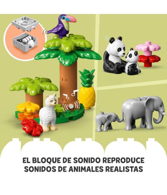LEGO DUPLO 10975 Fauna Salvaje del Mundo, Animales de Juguete