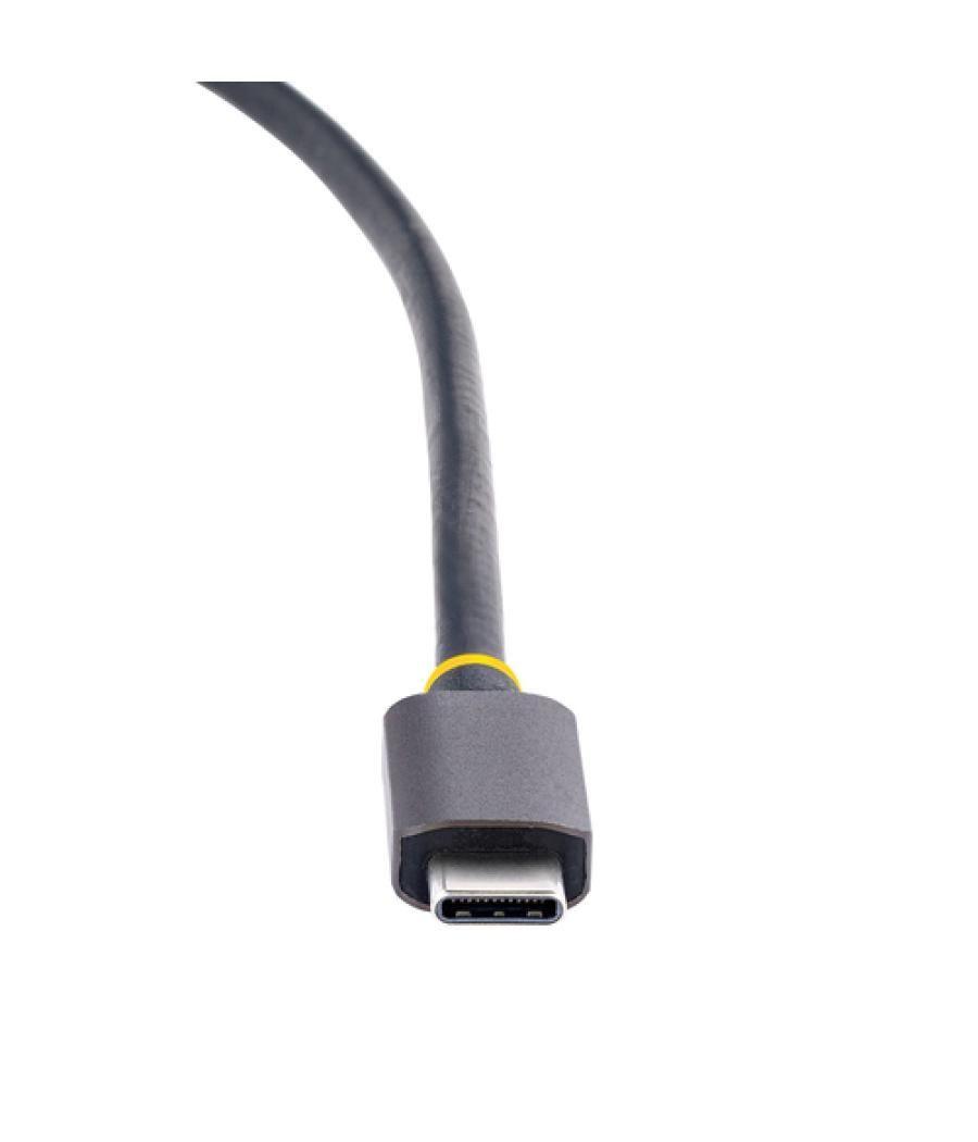 StarTech.com Adaptador Multipuertos USB C 2x HDMI 4K 60Hz, Hub USB-A 3.1 2Pt 5Gbps, PD 100W, GbE, SD/MicroSD, Cable de 30cm, Doc