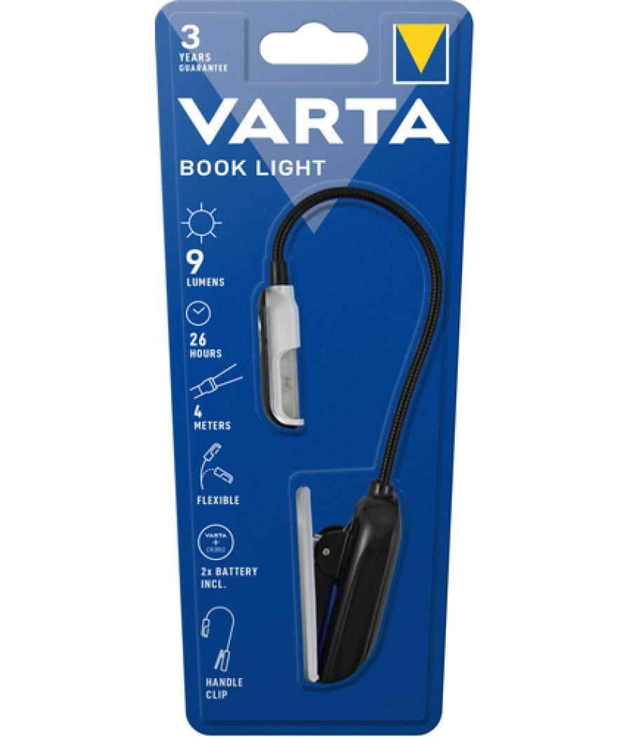 Varta 16618101421 Negro, Plata Linterna de clip LED