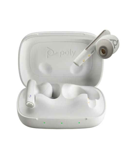 POLY Voyager Free 60 Auriculares Inalámbrico Dentro de oído Oficina/Centro de llamadas Bluetooth Blanco