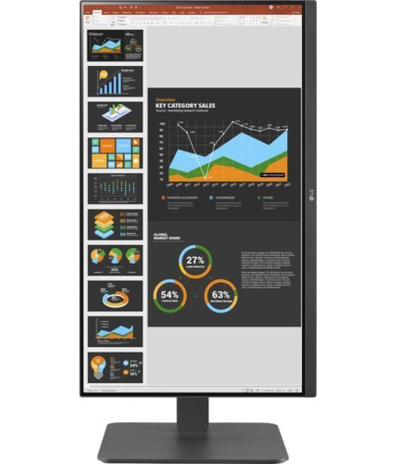 LG MONITOR 24BR650B-C.AEU 60,5 cm (23.8") 1920 x 1080 Pixeles Full HD LED Gris