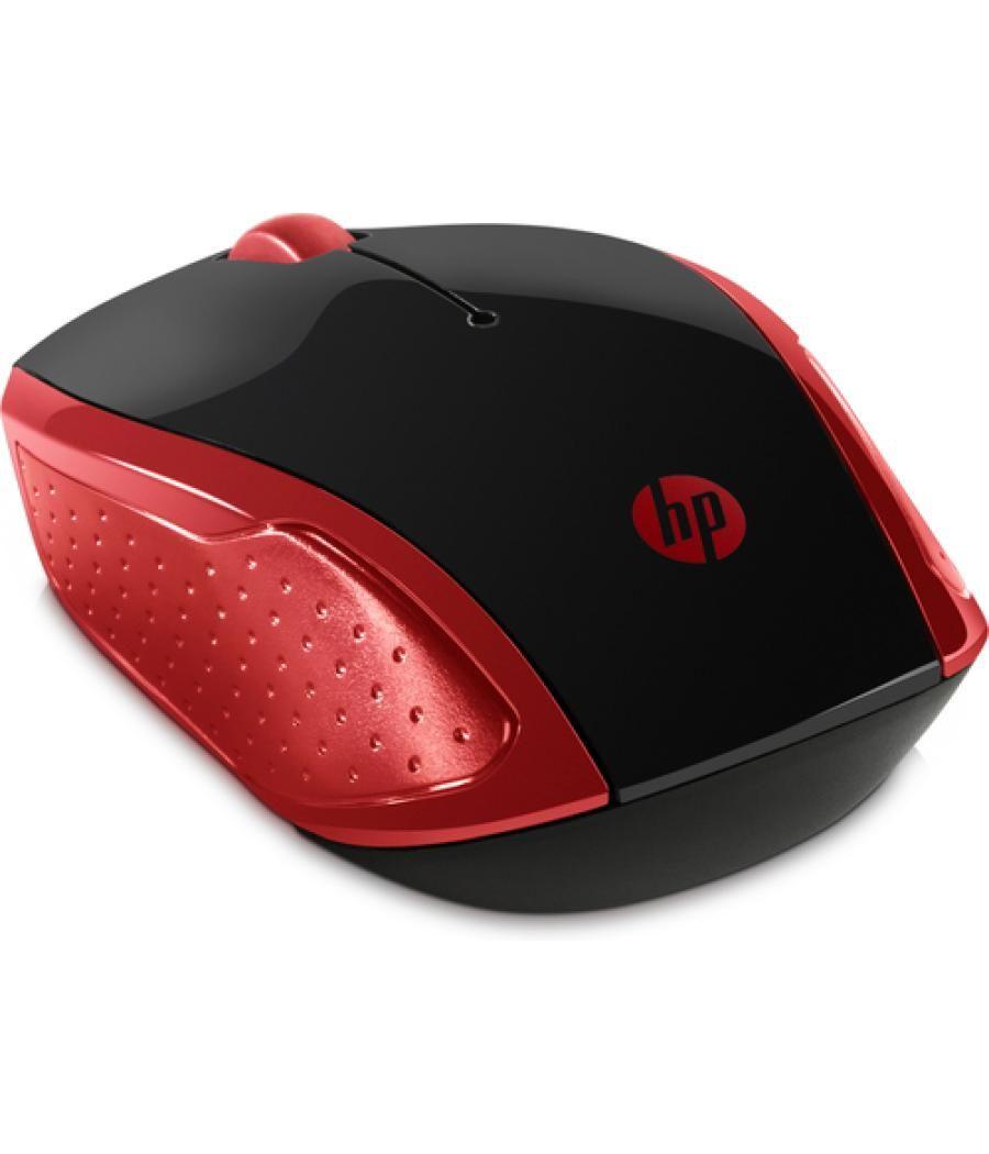 HP 200 ratón Ambidextro RF inalámbrico Óptico 1000 DPI