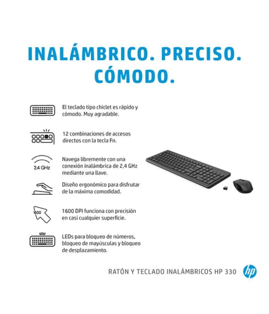 HP Combinación de teclado y ratón inalámbricos 330