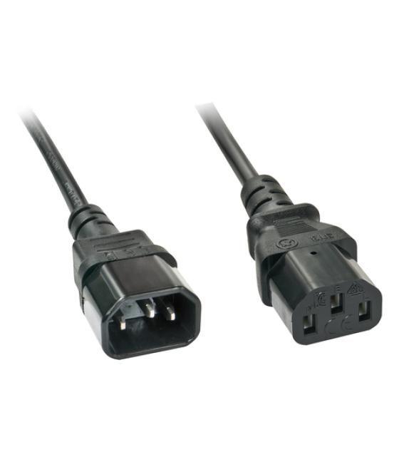 Lindy 30331 cable de transmisión Negro 2 m C14 acoplador C13 acoplador