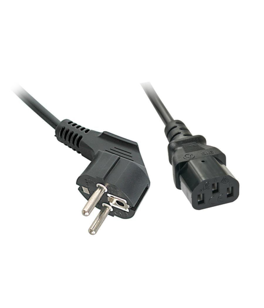 Lindy 30337 cable de transmisión Negro 5 m CEE7/7 C13 acoplador