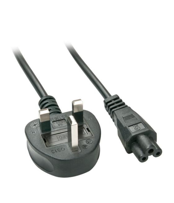 Lindy 30409 cable de transmisión Negro 2 m C5 acoplador
