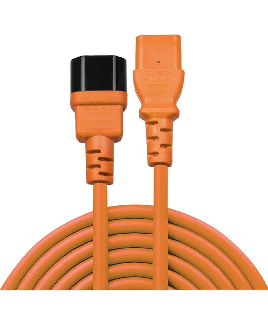 Lindy 30475 cable de transmisión Naranja 2 m C13 acoplador C14 acoplador