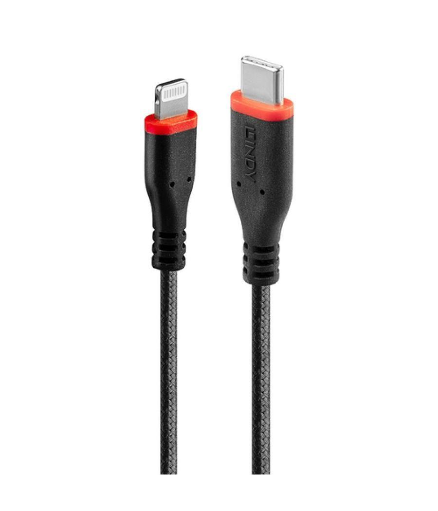 Lindy 31286 cable de conector Lightning 1 m Negro