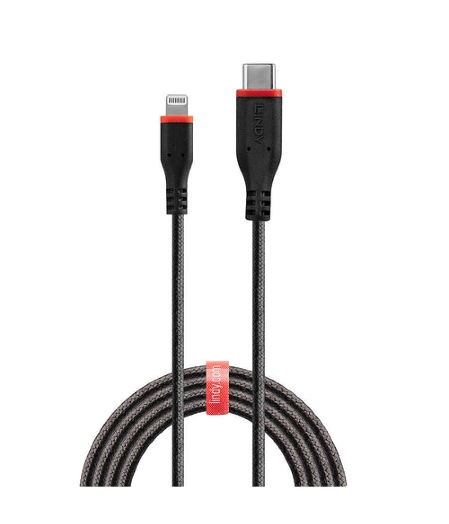 Lindy 31286 cable de conector Lightning 1 m Negro