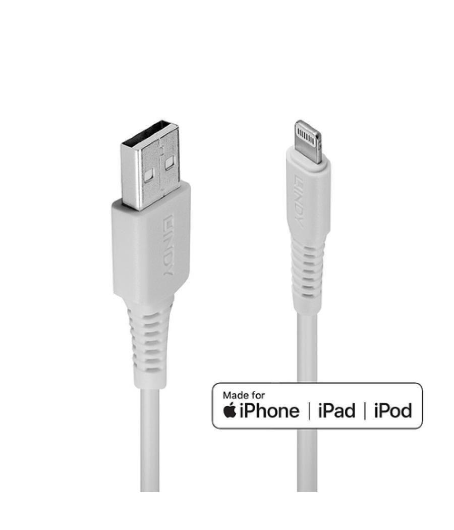 Lindy 31326 cable USB 1 m USB 2.0 USB A Blanco