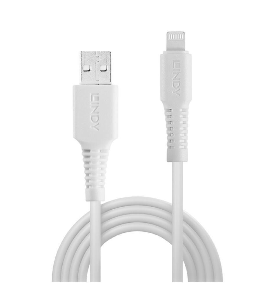 Lindy 31326 cable USB 1 m USB 2.0 USB A Blanco