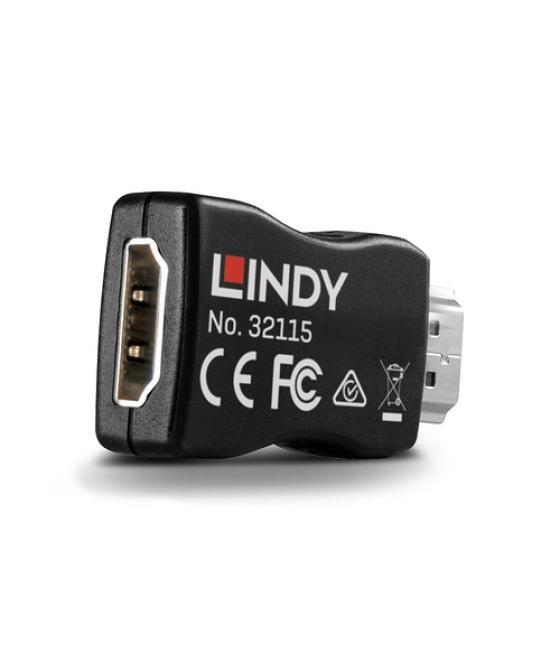 Lindy 32115 cambiador de género para cable HDMI Negro