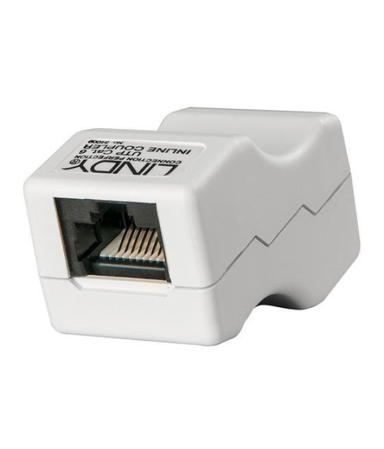 Lindy 34009 cambiador de género para cable RJ45 Gris