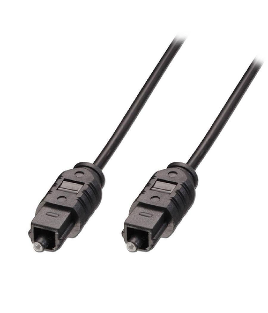 Lindy 35210 cable de audio 0,5 m TosLink Negro