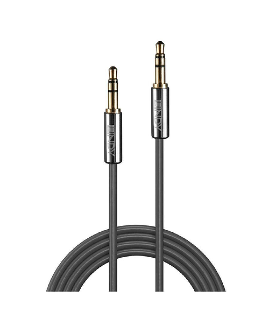 Lindy 35321 cable de audio 1 m 3,5mm Antracita