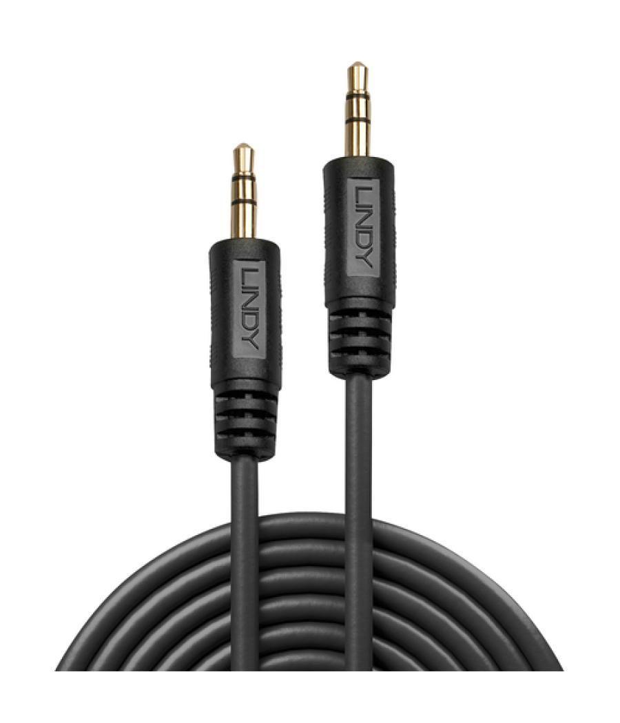 Lindy 35642 cable de audio 2 m 3,5mm Negro