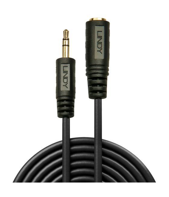 Lindy 35654 cable de audio 5 m 3,5mm Negro