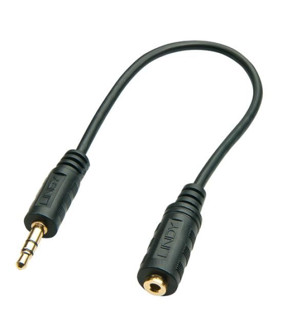 Lindy 35699 cable de audio 20 m 3,5mm 2,5mm Negro