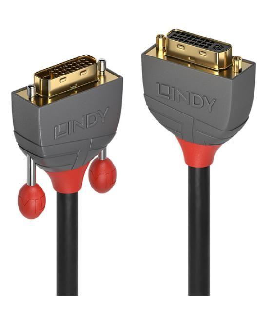 Lindy 36230 cable DVI 0,5 m DVI-D DVI-I Negro