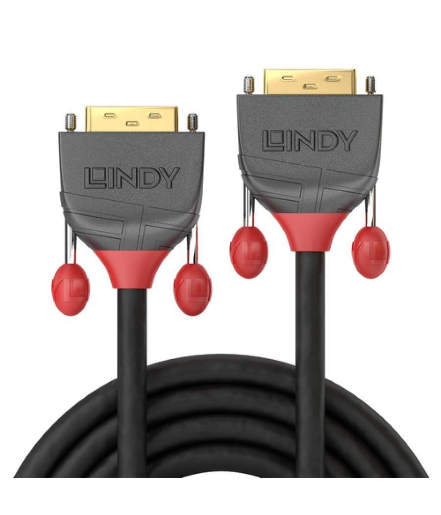 Lindy 36241 cable DVI 15 m DVI-D Negro