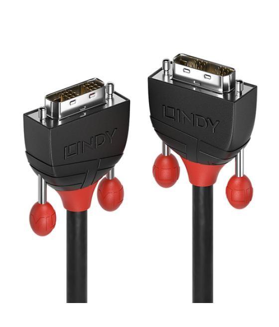 Lindy 36256 cable DVI 2 m DVI-D Negro