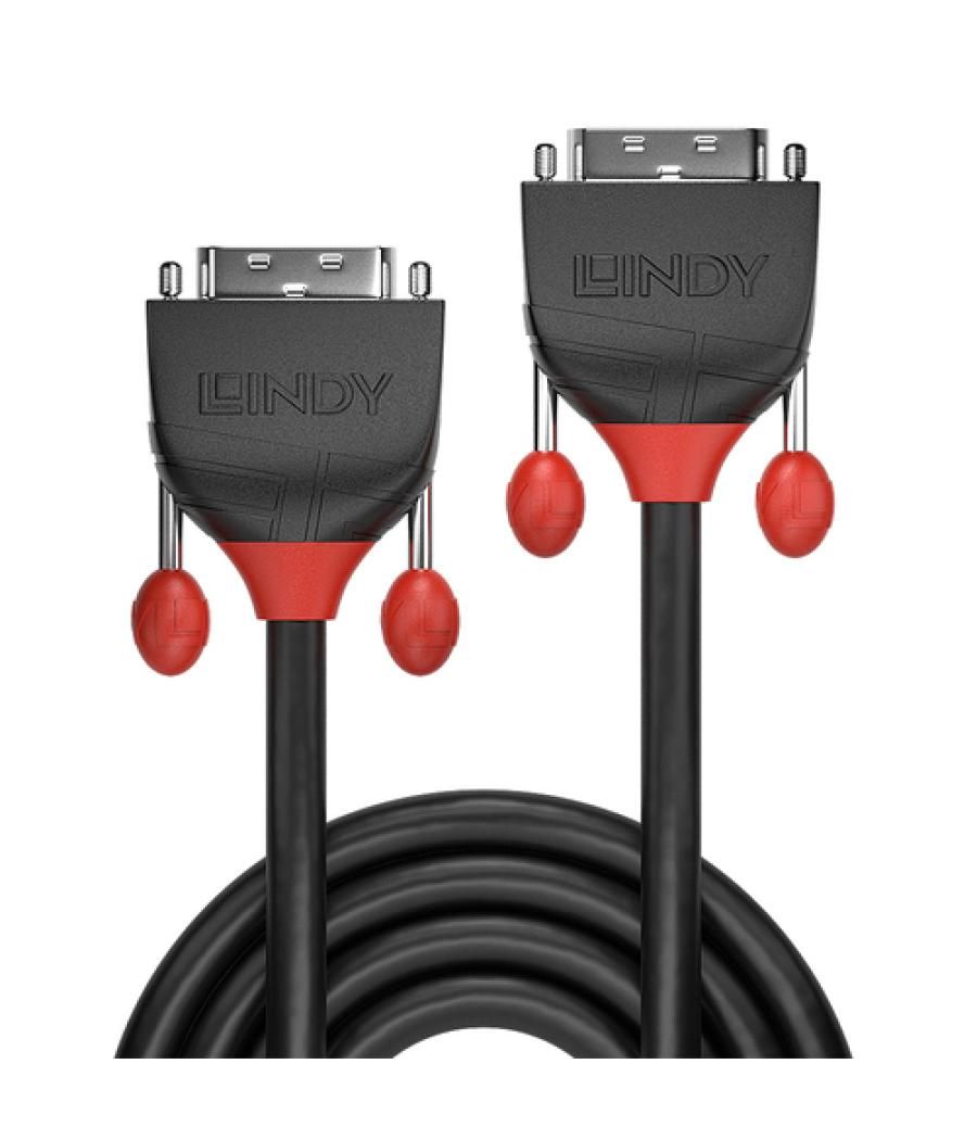 Lindy 36259 cable DVI 10 m DVI-D Negro