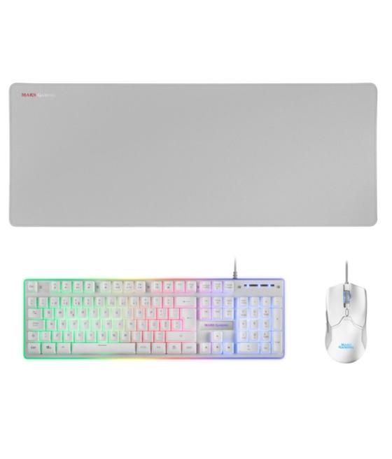 Mars gaming combo mcpx gaming 3in1 rgb white pt