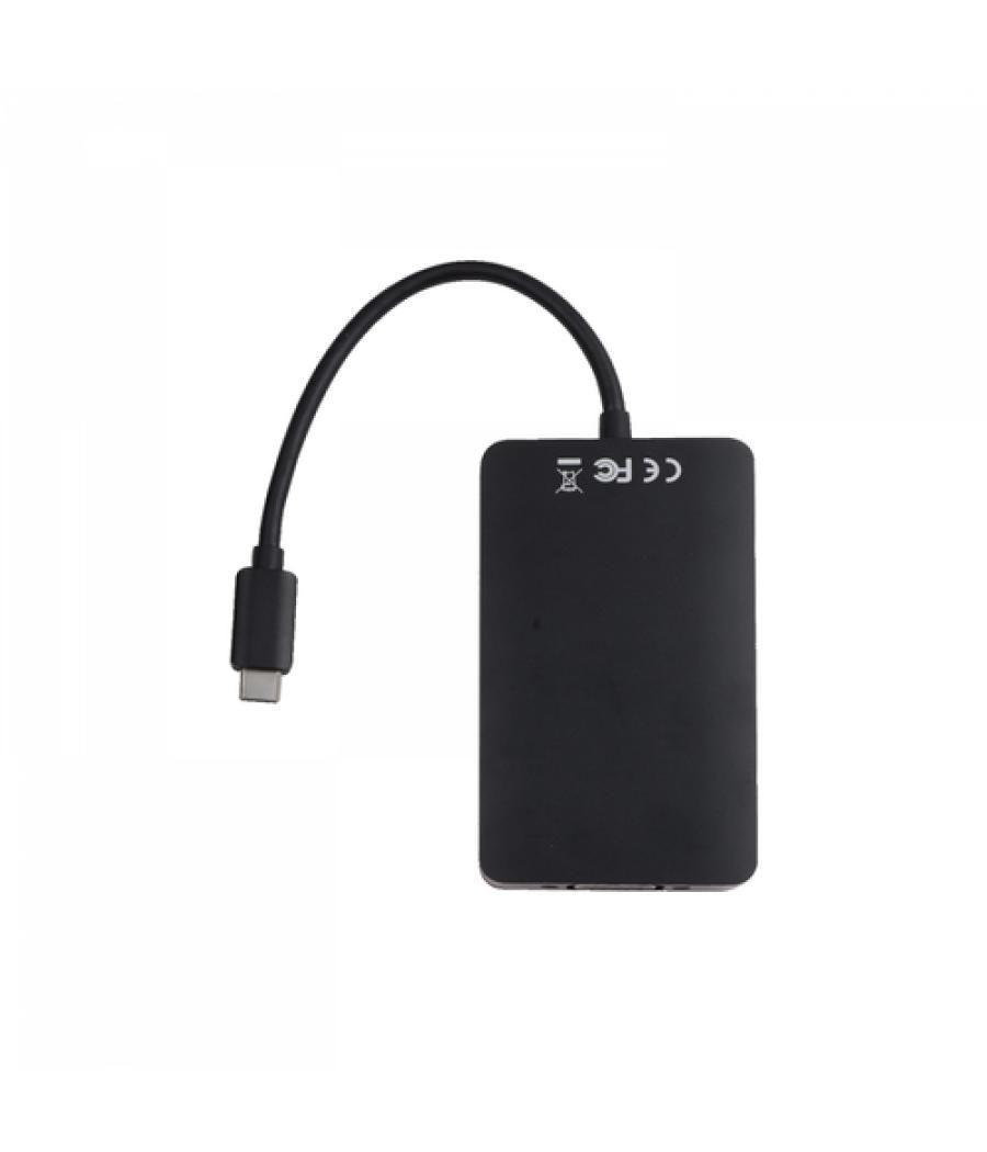 V7 V7UC-U3CRJ45HDVG-BLK Adaptador gráfico USB 3840 x 2160 Pixeles Negro