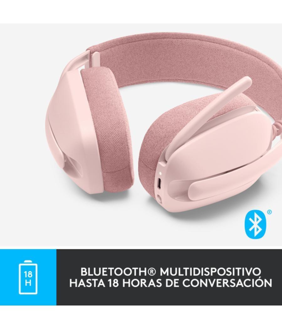 Logitech Zone Vibe 100 Auriculares Inalámbrico Diadema Llamadas/Música Bluetooth Rosa