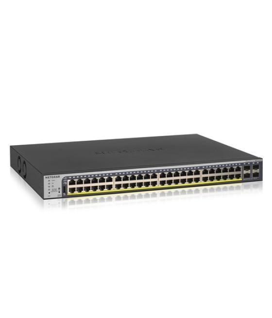 NETGEAR GS752TP-300EUS switch Gestionado L2/L3/L4 Gigabit Ethernet (10/100/1000) Energía sobre Ethernet (PoE) 1U Negro