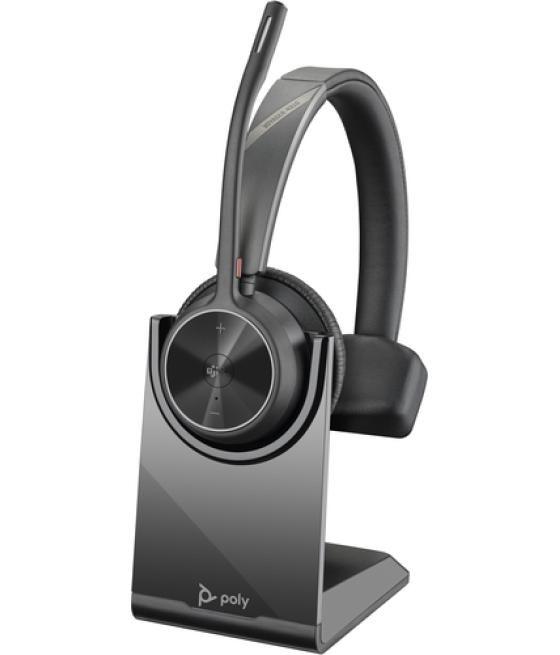 POLY Auriculares VOYAGER 4310-M certificados para Microsoft Teams con base de carga