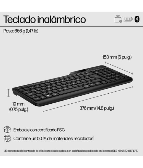 HP Teclado inalámbrico de modo dual 475