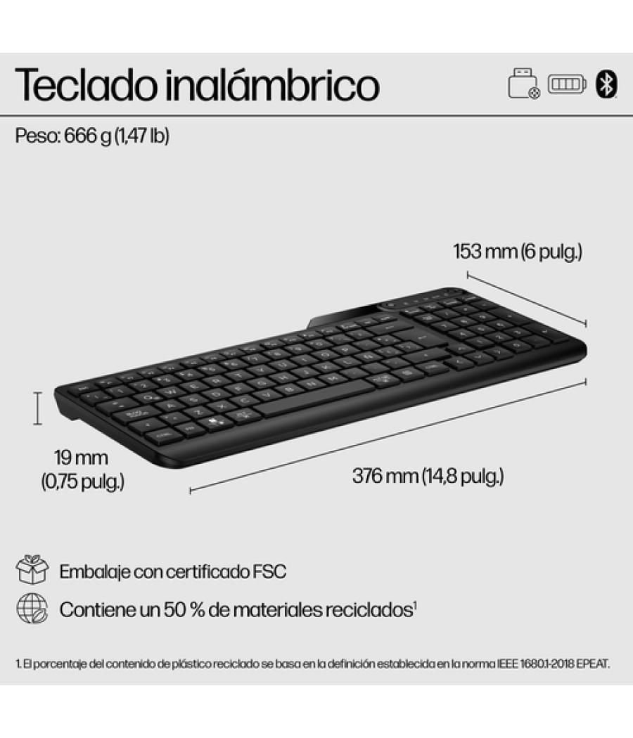 HP Teclado inalámbrico de modo dual 475