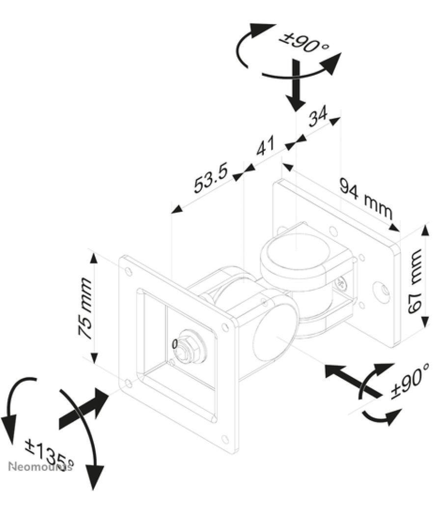 Neomounts by Newstar Soporte para barra de herramientas para monitor