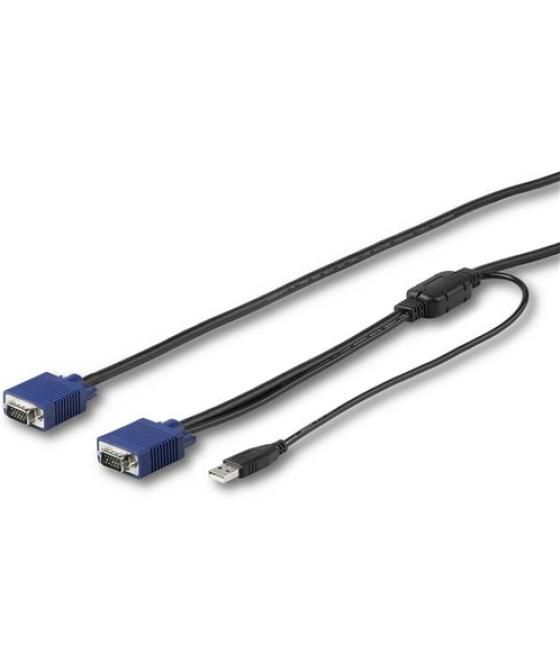 StarTech.com Cable KVM USB de 4,6 m para Consola de Montaje en Armario Rack