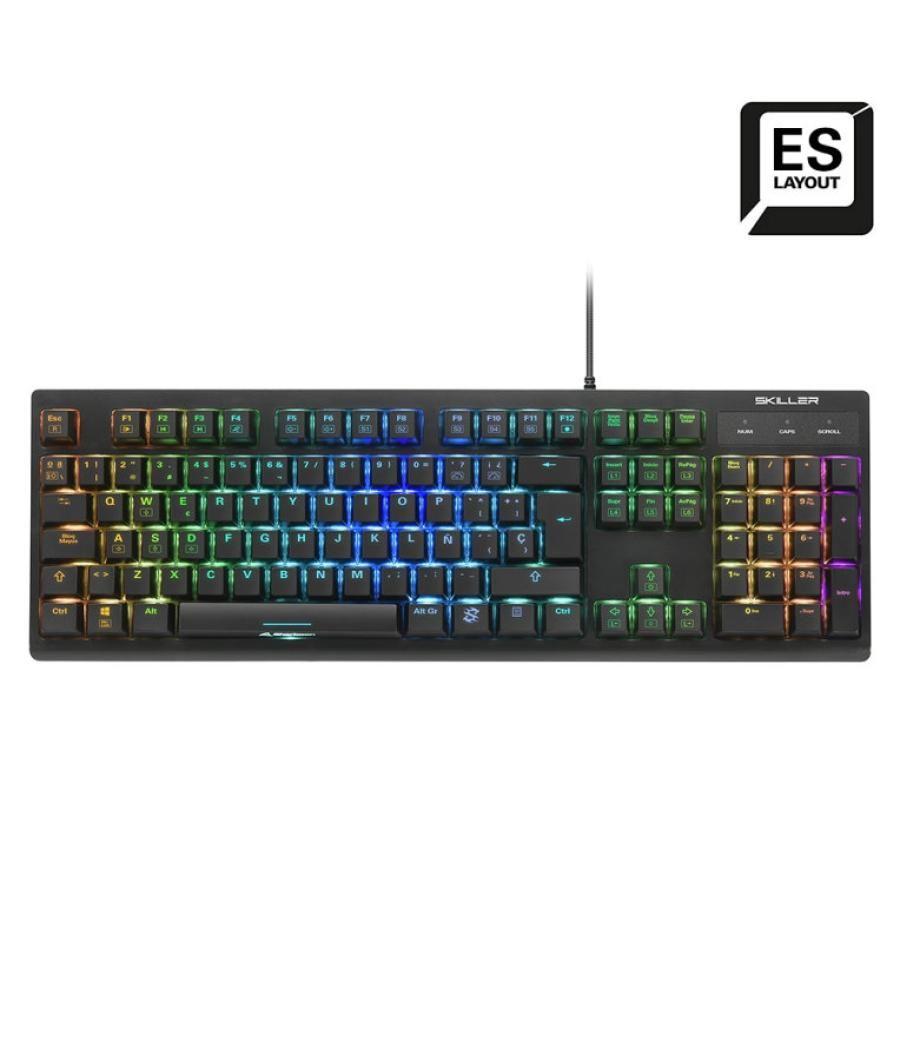 Teclado gaming sharkoon shark skiller sgk30 blue